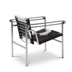 1 Fauteuil à Dossier Basculant Sedia Lounge in pelle*Cassina New