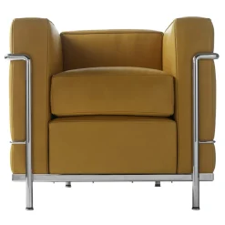 2 Fauteuil Grand Confort, Petit Modèle Di Le Corbusier & Pierre Jeanneret & Charlotte Perriand - Cuoio naturale*Cassina Online