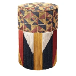 30 Pouf Eli Tribe di Lorenza Bozzoli*Lorenza Bozzoli Couture New