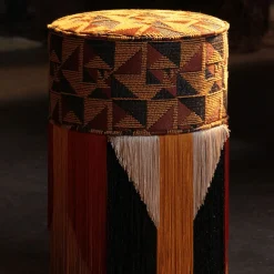 30 Pouf Eli Tribe di Lorenza Bozzoli*Lorenza Bozzoli Couture New