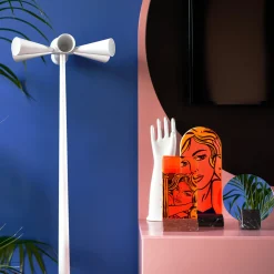 Appendiabiti bianco Cessato Allarme di DDL*Poltronova Sale