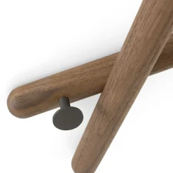 Appendiabiti in legno massiccio di noce Mikado*Morica Design New