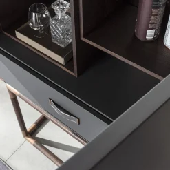 Armadietto Anzio grigio scuro*Meroni & Colzani Best