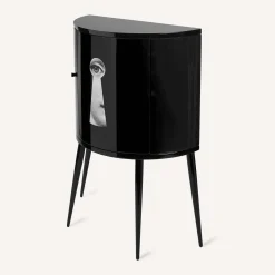 Armadietto curvo nero Serratura*Fornasetti Best