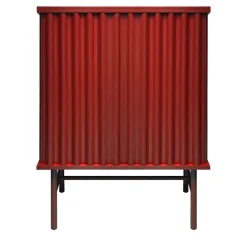 Armadio a 2 ante in MDF Curl Fire Red*DLA Design Lab