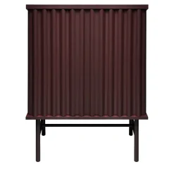 Armadio a 2 ante in MDF rosso vino Curl*DLA Design Lab