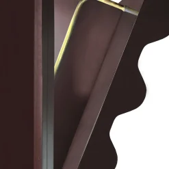 Armadio a 2 ante in MDF rosso vino Curl*DLA Design Lab