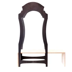 Armadio con panca Segno #2 di Flore & Venezia*Officine Tamborrino Sale