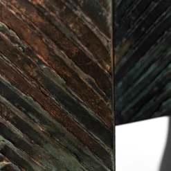 Armadio da bar in legno verde rame*BottegaNera Furniture Best