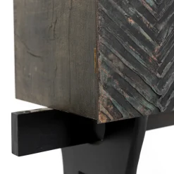 Armadio da bar in legno verde rame*BottegaNera Furniture Best