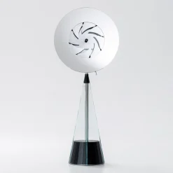 Armadio Gualtiero in legno di frassino nero con dettagli in acciaio e vetro*Teckell Online