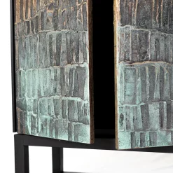 Armadio Oro Testurizzato a Tre Ante*BottegaNera Furniture Discount