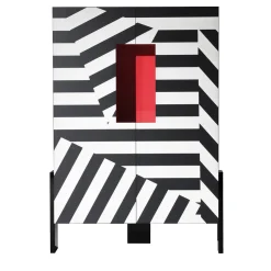 Armadio policromo a righe Ziqqurat di Lab*Driade Sale