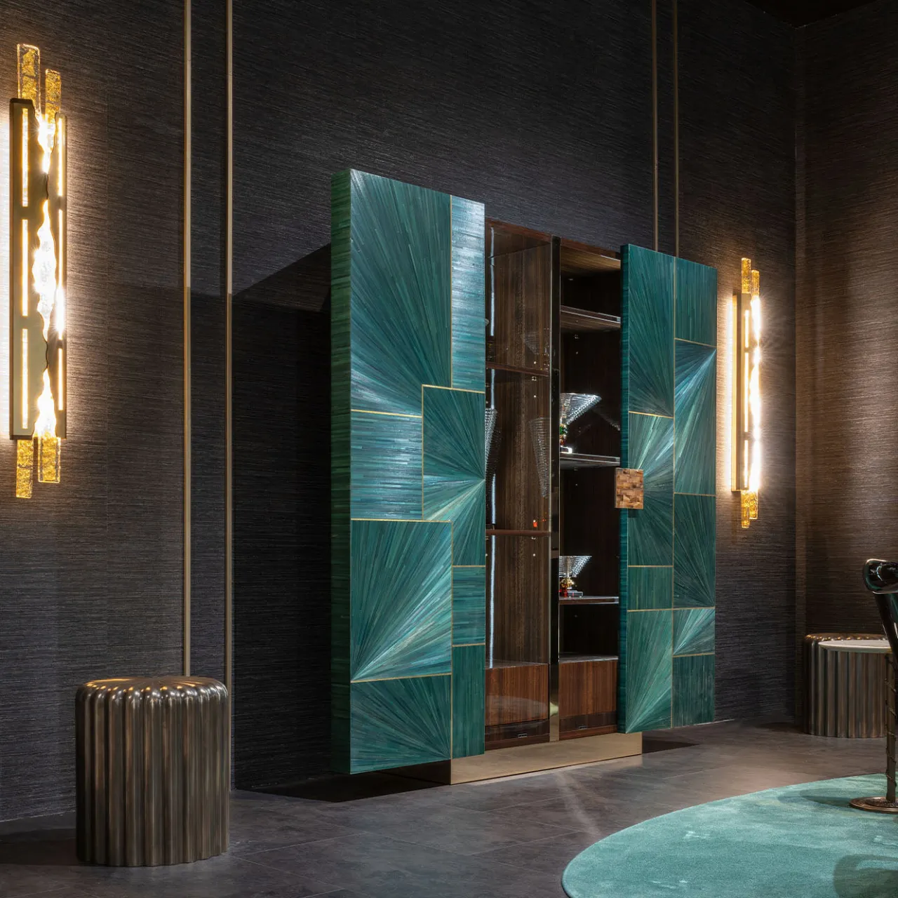 Armadio Stipo B/5380 con porte scorrevoli*Zanaboni Outlet