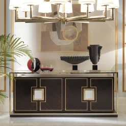 B/5091 Credenza in ebano*Zanaboni