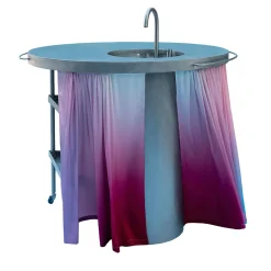 Ballerina Rosa Cucina in acciaio con lavello*M'AMA Interni + di Federica Zama Clearance