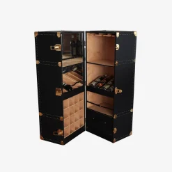 Baule bar a vapore Regale con ruote nere e oro*Terrida Hot