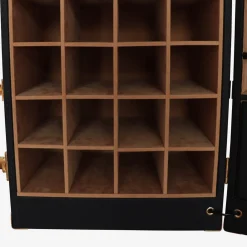 Baule bar a vapore Regale con ruote nere e oro*Terrida Hot