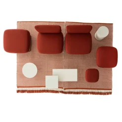 Bernard Ottomana grande arancione*La Cividina Outlet