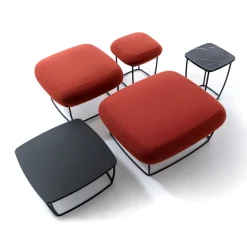 Bernard Ottomana grande arancione*La Cividina Outlet