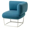 Bernard Poltroncina angolare blu chiaro*La Cividina New