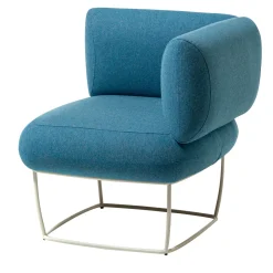 Bernard Poltroncina angolare blu chiaro*La Cividina New