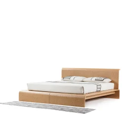 Bisu Il segreto della longevità, struttura per letto di Matteo Congiu*OTQ Outlet