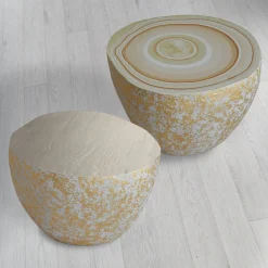 BonBon Tavolino irregolare dorato e beige #2*Cupioli