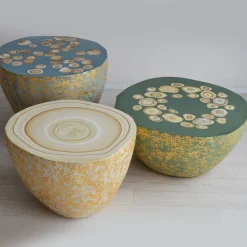 BonBon Tavolino irregolare dorato e beige #2*Cupioli