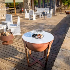 BQ154 Iris barbecue in ferro a semisfera*LaFerrotecnica Sale