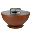 BQ157 Tulipano Barbecue Rotondo in Ferro*LaFerrotecnica Clearance