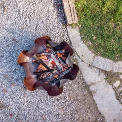 BR121 Braciere Ninfea in Acciaio Corten*LaFerrotecnica Discount