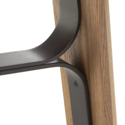 Bridge Tavolo grande in marmo Patagonia e noce canaletto*Morica Design