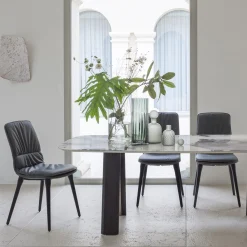 Bridge Tavolo grande Patagonia effetto marmo e rovere*Morica Design Hot