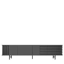 B-SIDE Credenza a 4 ante grigio ardesia*DLA Design Lab Clearance