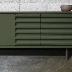 B-SIDE Credenza a 4 ante in MDF verde rosmarino*DLA Design Lab Hot