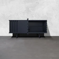 B-Side Credenza a 2 ante in MDF blu profondo*DLA Design Lab Clearance