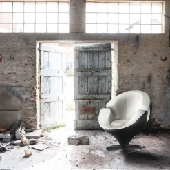 Calla Poltrona girevole bianca*VGnewtrend New