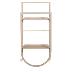 Carrello JJ in Metallo Sabbia*Giacopini