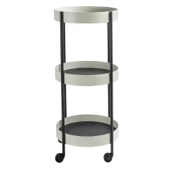 Carrello Route Totem in Pelle Bianca*Enrico Pellizzoni Outlet