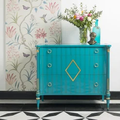 Cassettiera Blu in stile neoclassico*Salda Hot