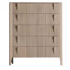 Cassettiera Domino a 5 cassetti in noce canaletto beige*Modesign Best