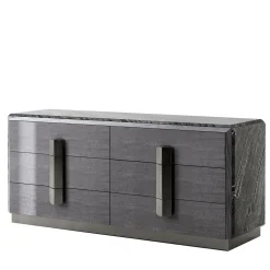 Cassettone grigio Madagascar*Giorgio Collection