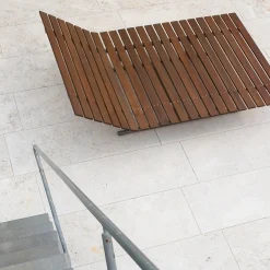 Chaise longue a slitta per esterni*Studio Ponsi Sale