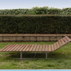 Chaise longue a slitta per esterni*Studio Ponsi Sale