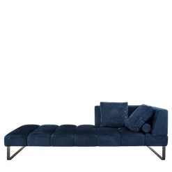 Chaise Longue Asimmetrica Patmos Blu di Terry Dwan*Riva 1920 Online