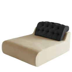 Chaise longue Bio Baco Ivory di Sara Ferrari*Biosofa Online