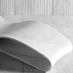Chaise Lounge in Marmo Bianco Volute*Luce Di Carrara Clearance