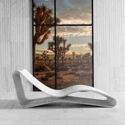 Chaise Lounge in Marmo Bianco Volute*Luce Di Carrara Clearance