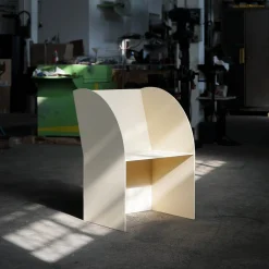 Coimbra 01 Poltrona da esterno in alluminio beige*Marco Ripa Best